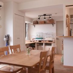 自然素材を活用したすっきりしたLDKにリノベーション