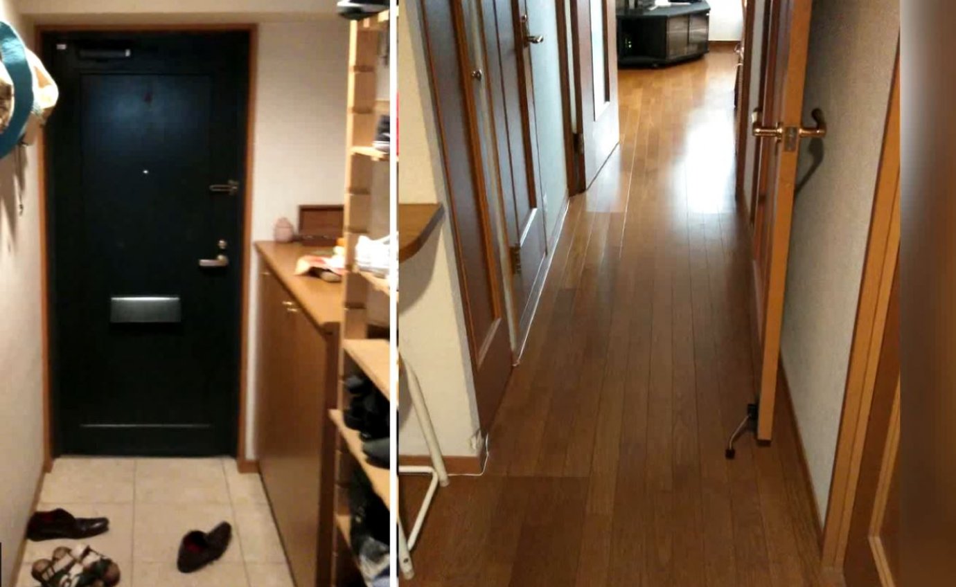 年季の入ったろ玄関と廊下